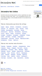 Mobile Screenshot of dicionarionet.com